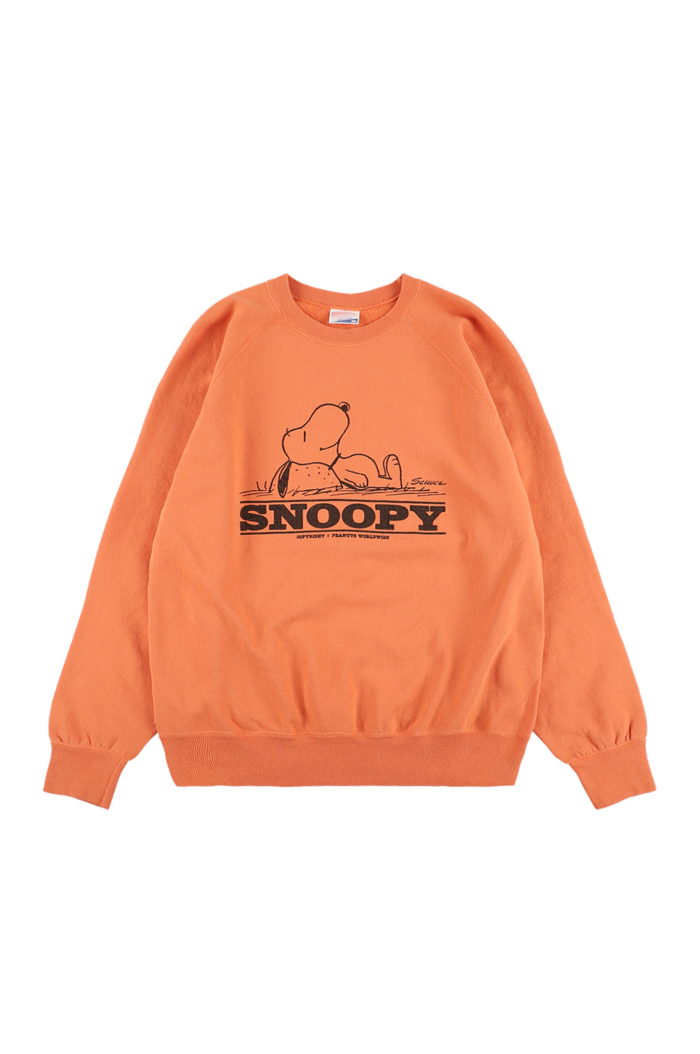 SNOOPY / SD Cozy Monday Crew Sweat - ORANGE (SWOCA250) | セレクト