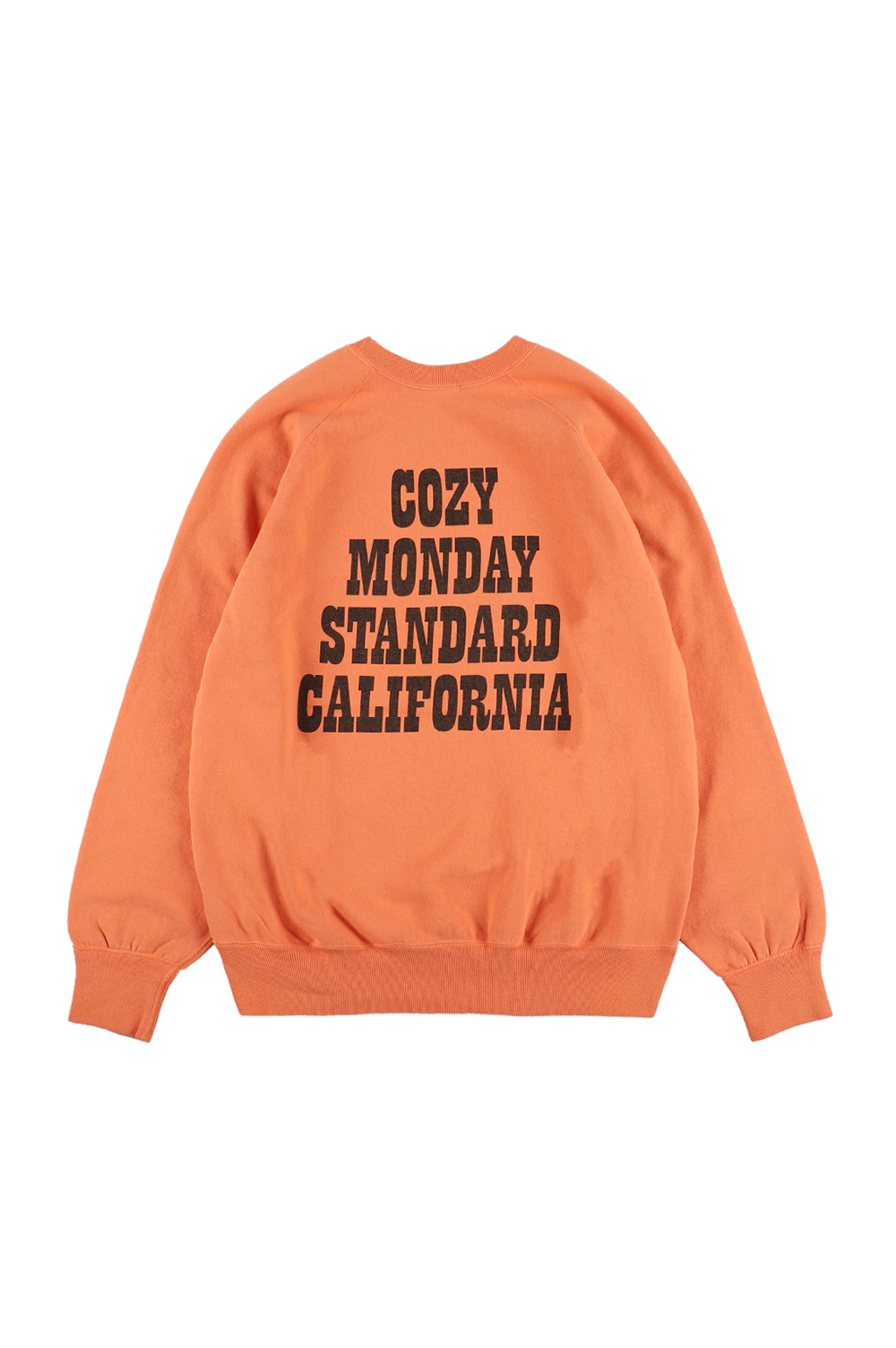 SNOOPY / SD Cozy Monday Crew Sweat - ORANGE (SWOCA250) | セレクト