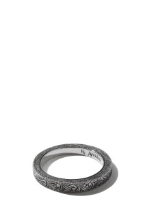 Engraved Flat Ring - Silver (RX-727-1)