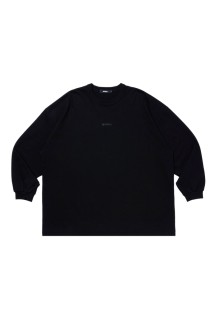 ASIC Heavy Weight Oversized L/S Tee - Pure Black (ABCSS26CT02)