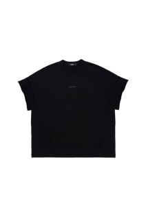 ASIC Heavy Weight Oversized Cutoff Tee - Pure Black (ABCSS26CT03)