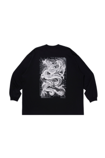 ASIC Oversized L/S Tee (Oriental Dragon) - Pure Black (ABCSS26CT07)