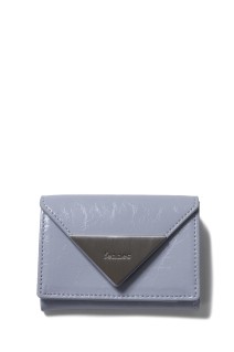 CRINKLE TRIANGLE TRIPLE WALLET - MISTY LAVENDER (FM2PK07MLF)