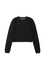 Compact Sheer Knit -BLACK(12610514)