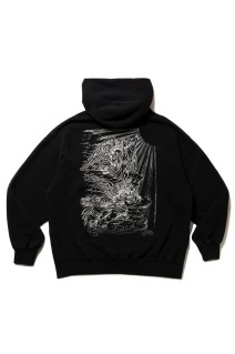 Fade Wash Sweat Parka (Holy Angels) / Black (ABCAW25CT13)