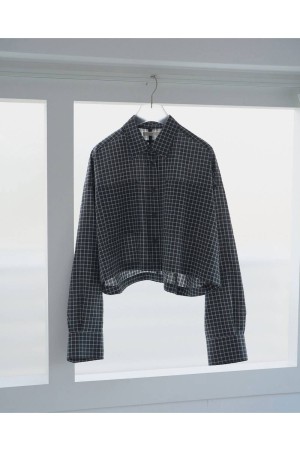 Check Short Shirts - CHARCOAL GRAY (62610415)