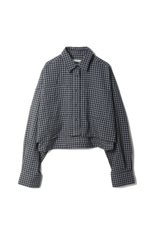 Check Short Shirts - CHARCOAL GRAY (62610415)