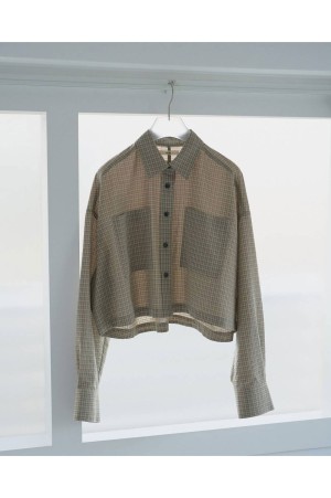 Check Short Shirts - BEIGE (62610415)