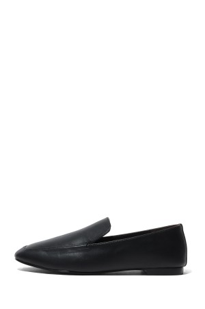 Ecoleather Flat Loafers - BLACK (62611013)