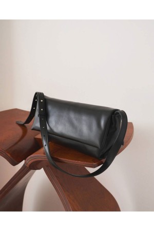 Ecoleather Wrap Bag - BLACK (62611009)