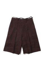 Linen Half Pants - BROWN (62610705)