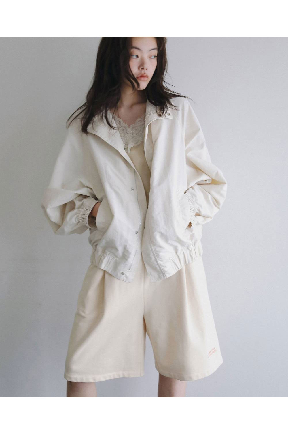 ジャケット・アウター anuke Standcollar Zip Blouson Standcollar Zip Blouson - IVORY (62510201) | セレクトショップ