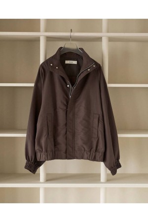Standcollar Zip Blouson - BROWN (62510201)
