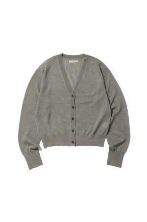 Highgauge Sheer Cardigan - GRAY BEIGE (62610522)