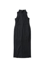Highneck Sleeveless Onepiece - BLACK (62610314)