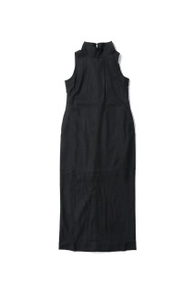 Highneck Sleeveless Onepiece - BLACK (62610314)