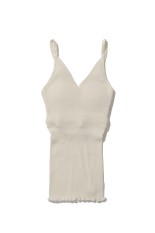 Cap In Camisole - WHITE (KM24AWP03)