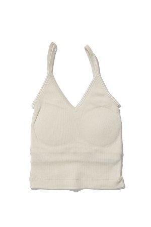 22 Rib Bra Camisole - OFF WHITE (PLTY-A1002)