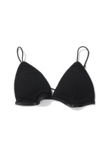 Knit Triangle Bra - BLACK (KM25SUT02)
