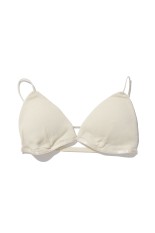 Knit Triangle Bra - OFF WHITE (KM25SUT02)