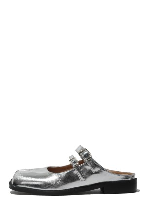 Double Buckle Mule - Black (PAES_20255)