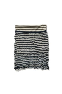 Wrinkle Knit Twin Skirt - NAVY (0126010510)