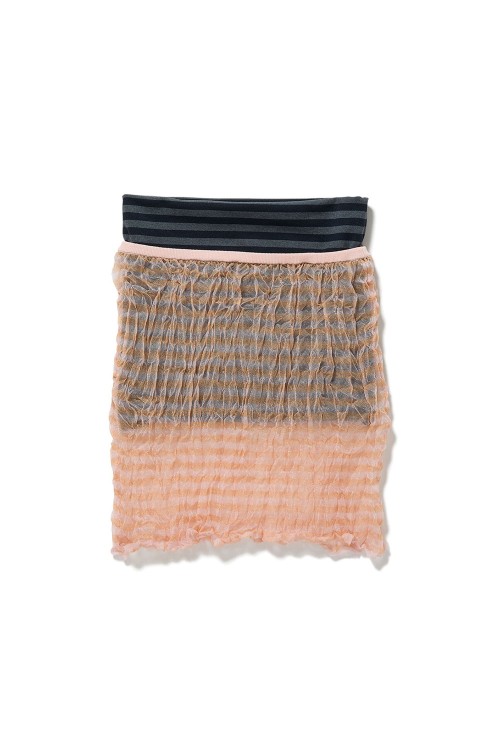 Wrinkle Knit Twin Skirt - PINK (0126010510) | セレクトショップ