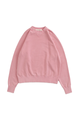 GARMENT DYED SWEATSHIRT - 12 PINK (26SMSCU05)