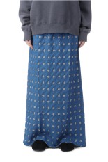 ILICA JACQUARD SKIRT - 83 BLUE (26SMSSK02)
