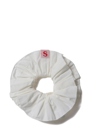 VOLUME SCRUNCHIE - 01 WHITE (26SMSIT07)