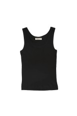 SHEER RIB TANK TOP - 07 BLACK (26SMSCU06)