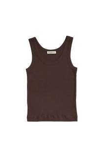 SHEER RIB TANK TOP - 48 BROWN (26SMSCU06)