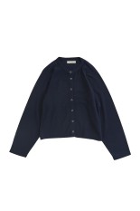 INLAYED CARDIGAN - 85 NAVY (26SMSCU08)