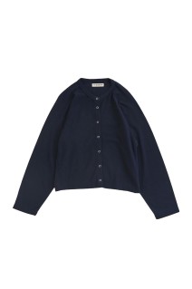 INLAYED CARDIGAN - 85 NAVY (26SMSCU08)