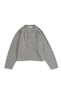 INLAYED CARDIGAN - 06 GRAY (26SMSCU08)