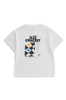 JAZZ CONCERT TEE - 01 WHITE (26SMSCU09)