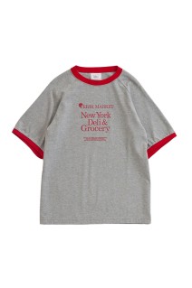 FRESH MARKET RINGER TEE - 06 GRAY (26SMSCU12)