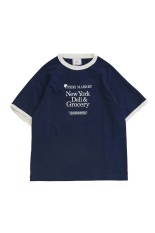 FRESH MARKET RINGER TEE - 85 NAVY (26SMSCU12)