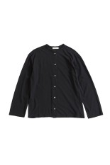 HIGH TWIST COTTON CARDIGAN - 07 BLACK (20SMSCU53)