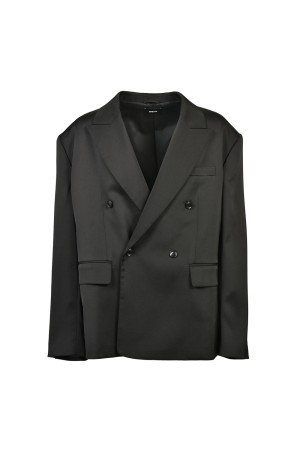 OVERSIZE DOUBLE JACKET - BLACK (BR26SS-O0005)