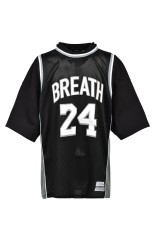 LAYERED BASKET BALL JERSEY TEE - BLACK (BR26SS-C5015)