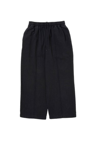 AD Processing Pin Tuck Wide Sweat Easy Pants - Black (CTE-25A128)