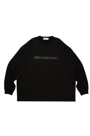 Oversized Print L/S Tee - Black (CTE-25A340)