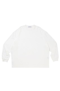 Oversized Print L/S Tee - White (CTE-25A340)