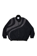 Nylon Paneling Track Jacket - Black (CTE-26S208)