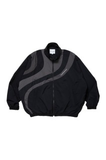 Nylon Paneling Track Jacket - Black (CTE-26S208)