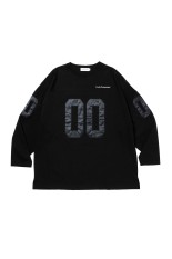 Plaited Jersey Football L/S Tee - Black (CTE-26S307)