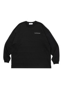 Plaited Jersey Paneling Border L/S Tee - Black (CTE-26S309)