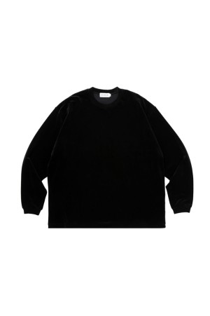 Velour L/S Tee - Black (CTE-26S316)
