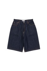 12.5oz Denim 5 Pocket Extra Baggy Shorts - Indigo (CTE-26S116)